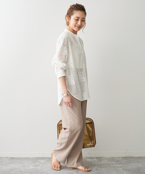 追加3》PEレースシャツ（シャツ/ブラウス）｜Spick & Span（スピック