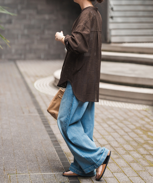 追加3》PEレースシャツ（シャツ/ブラウス）｜Spick & Span（スピック