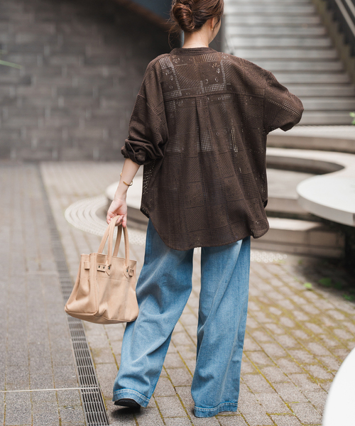 追加3》PEレースシャツ（シャツ/ブラウス）｜Spick & Span（スピック