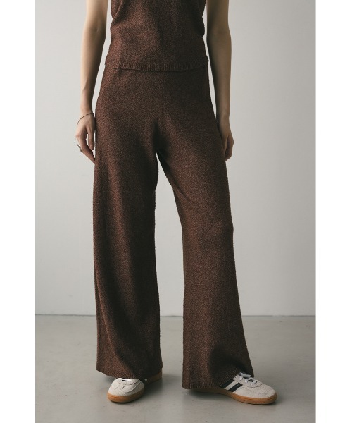 STYLEMIXER(スタイルミキサー)の「リラックスパイルニットパンツ(その他パンツ・レディース・グリーン/ブラウン・SMALL/MEDIUM)」の2枚目の写真