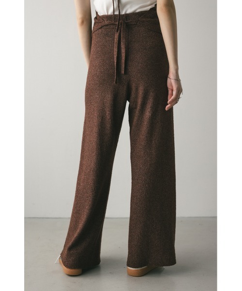 STYLEMIXER(スタイルミキサー)の「リラックスパイルニットパンツ(その他パンツ・レディース・グリーン/ブラウン・SMALL/MEDIUM)」の5枚目の写真