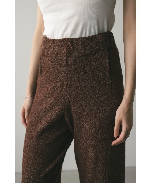 STYLEMIXER(スタイルミキサー)の「リラックスパイルニットパンツ(その他パンツ・レディース・グリーン/ブラウン・SMALL/MEDIUM)」の7枚目の写真