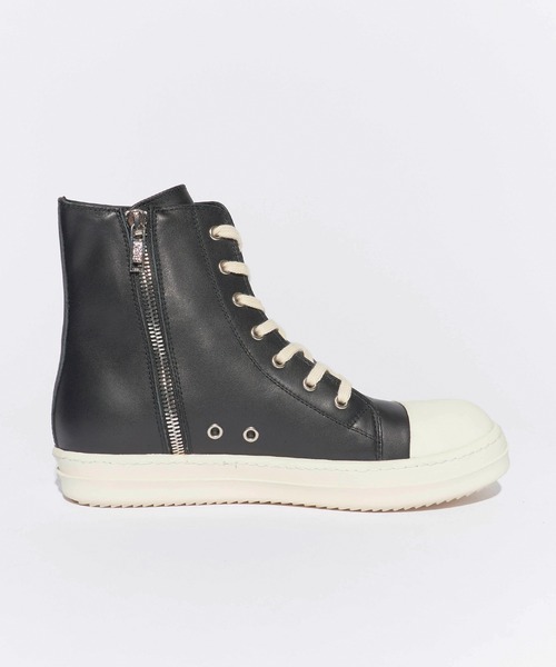 Theater code（シアターコード）の「Leather high-top sneakers/レザーハイカットスニーカ（スニーカー・メンズ・ブラック・27/28）」の12枚目の写真