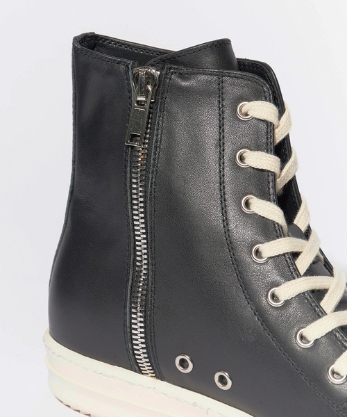 Theater code（シアターコード）の「Leather high-top sneakers/レザーハイカットスニーカ（スニーカー・メンズ・ブラック・27/28）」の10枚目の写真
