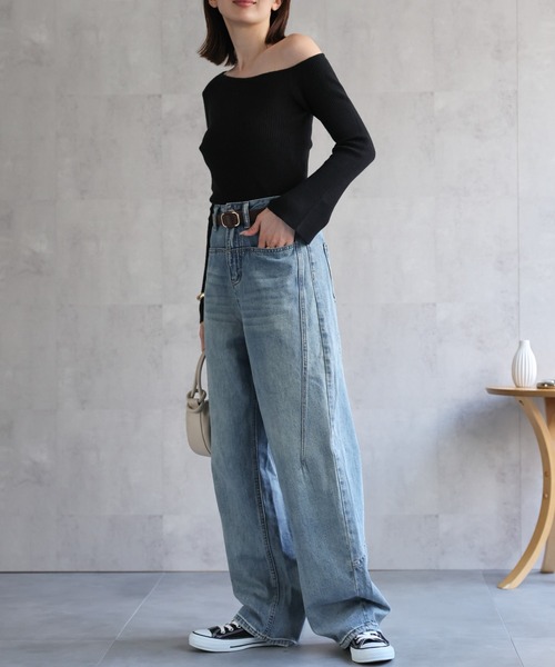 model：162cm 着用サイズ：F