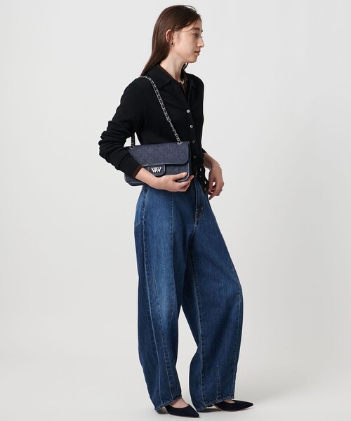 WACCOWACCO（ワッコワッコ）の「【別注】＜WACCOWACCO＞チェーン バッグ-united LOVE project 2025（ショルダーバッグ・レディース・ネイビー/ライトブルー・FREE）」の21枚目の写真