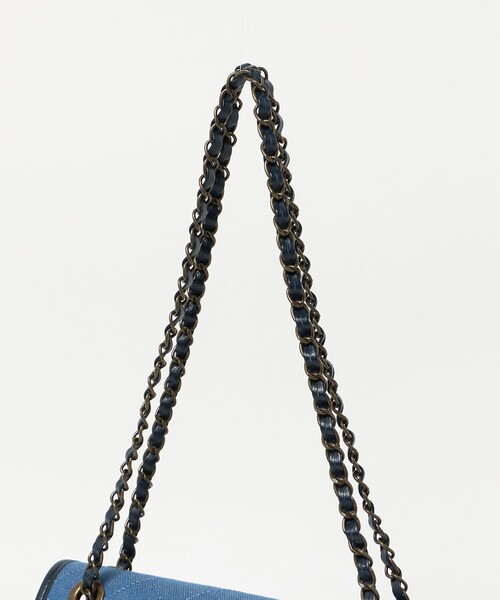 WACCOWACCO（ワッコワッコ）の「【別注】＜WACCOWACCO＞チェーン バッグ-united LOVE project 2025（ショルダーバッグ・レディース・ネイビー/ライトブルー・FREE）」の4枚目の写真