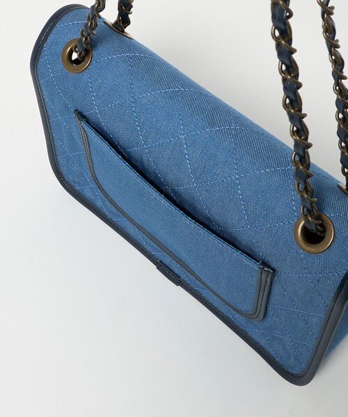 WACCOWACCO（ワッコワッコ）の「【別注】＜WACCOWACCO＞チェーン バッグ-united LOVE project 2025（ショルダーバッグ・レディース・ネイビー/ライトブルー・FREE）」の7枚目の写真