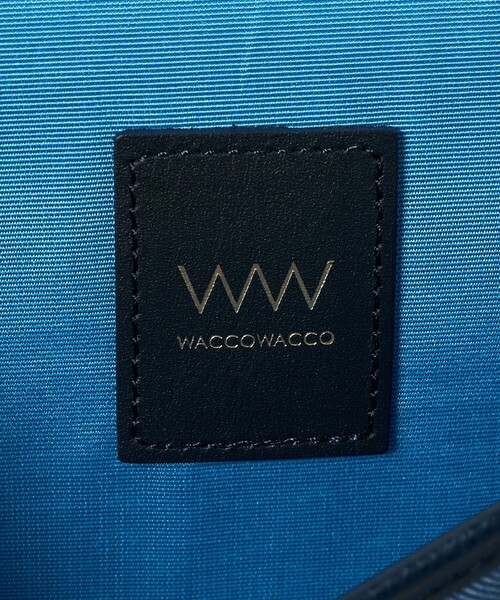 WACCOWACCO（ワッコワッコ）の「【別注】＜WACCOWACCO＞チェーン バッグ-united LOVE project 2025（ショルダーバッグ・レディース・ネイビー/ライトブルー・FREE）」の8枚目の写真