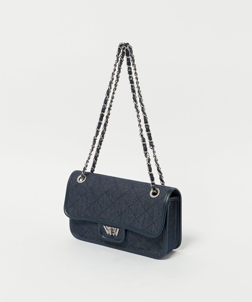 WACCOWACCO（ワッコワッコ）の「【別注】＜WACCOWACCO＞チェーン バッグ-united LOVE project 2025（ショルダーバッグ・レディース・ネイビー/ライトブルー・FREE）」の13枚目の写真