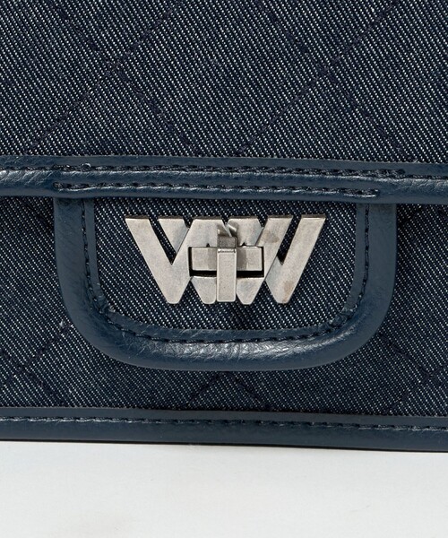 WACCOWACCO（ワッコワッコ）の「【別注】＜WACCOWACCO＞チェーン バッグ-united LOVE project 2025（ショルダーバッグ・レディース・ネイビー/ライトブルー・FREE）」の16枚目の写真