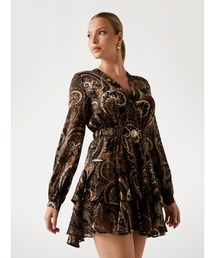 Guess | CLARISSE Deep Neck Flare Dress ワンピース ドレス(ワンピース)