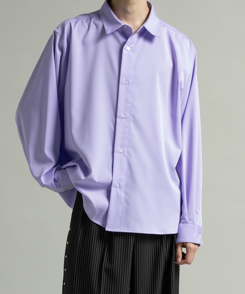 CASPER JOHN（キャスパージョン）の「Hard workers shirts/ハードワーカーズシャツ（シャツ/ブラウス・メンズ・ラベンダー/ホワイト/ダークブラウン/アイボリー/ブラック/カーキ/ライトブルー/サックスブルー/グレー/ブルー/イエロー/サックスブルー系/ホワイト系・X-SMALL/SMALL/MEDIUM/LARGE）」の12枚目の写真