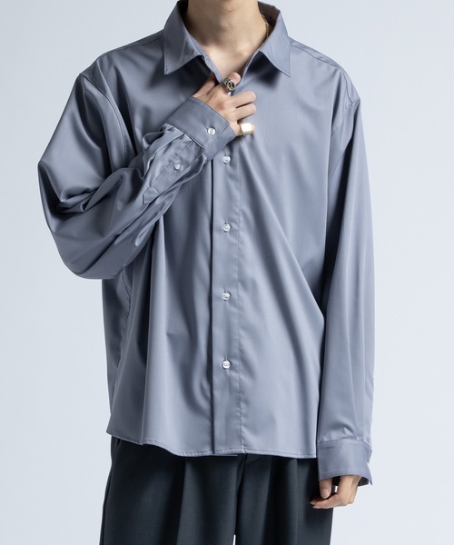 CASPER JOHN（キャスパージョン）の「Hard workers shirts/ハードワーカーズシャツ（シャツ/ブラウス・メンズ・ラベンダー/ホワイト/ダークブラウン/アイボリー/ブラック/カーキ/ライトブルー/サックスブルー/グレー/ブルー/イエロー/サックスブルー系/ホワイト系・X-SMALL/SMALL/MEDIUM/LARGE）」の5枚目の写真