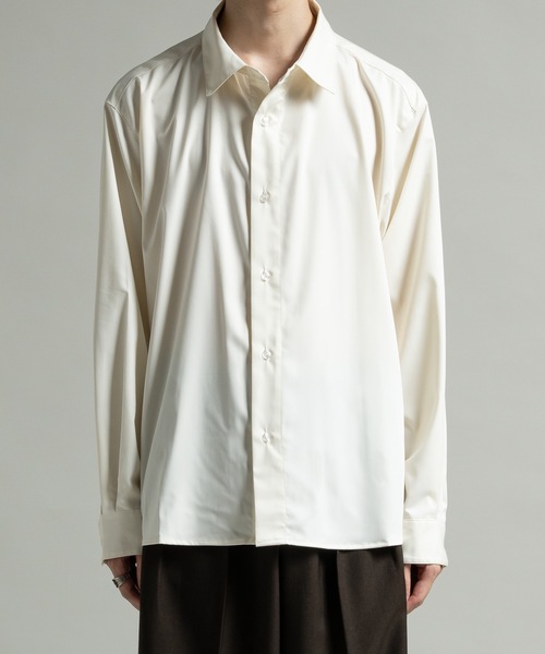 CASPER JOHN（キャスパージョン）の「Hard workers shirts/ハードワーカーズシャツ（シャツ/ブラウス・メンズ・ラベンダー/ホワイト/ダークブラウン/アイボリー/ブラック/カーキ/ライトブルー/サックスブルー/グレー/ブルー/イエロー/サックスブルー系/ホワイト系・X-SMALL/SMALL/MEDIUM/LARGE）」の2枚目の写真