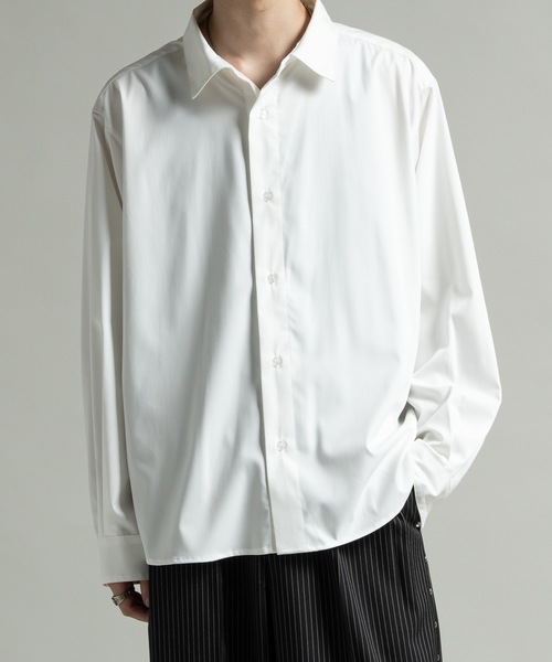 CASPER JOHN（キャスパージョン）の「Hard workers shirts/ハードワーカーズシャツ（シャツ/ブラウス・メンズ・ラベンダー/ホワイト/ダークブラウン/アイボリー/ブラック/カーキ/ライトブルー/サックスブルー/グレー/ブルー/イエロー/サックスブルー系/ホワイト系・X-SMALL/SMALL/MEDIUM/LARGE）」の15枚目の写真