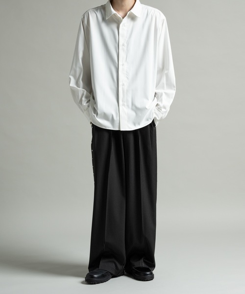 CASPER JOHN（キャスパージョン）の「Hard workers shirts/ハードワーカーズシャツ（シャツ/ブラウス・メンズ・ラベンダー/ホワイト/ダークブラウン/アイボリー/ブラック/カーキ/ライトブルー/サックスブルー/グレー/ブルー/イエロー/サックスブルー系/ホワイト系・X-SMALL/SMALL/MEDIUM/LARGE）」の19枚目の写真