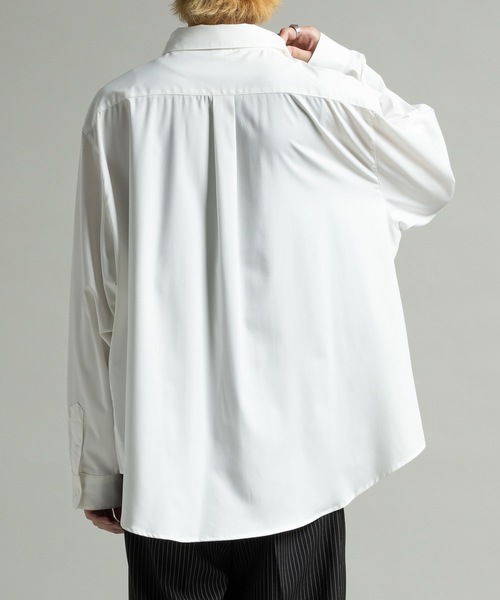 CASPER JOHN（キャスパージョン）の「Hard workers shirts/ハードワーカーズシャツ（シャツ/ブラウス・メンズ・ラベンダー/ホワイト/ダークブラウン/アイボリー/ブラック/カーキ/ライトブルー/サックスブルー/グレー/ブルー/イエロー/サックスブルー系/ホワイト系・X-SMALL/SMALL/MEDIUM/LARGE）」の18枚目の写真