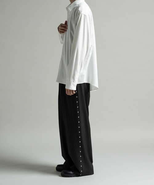 CASPER JOHN（キャスパージョン）の「Hard workers shirts/ハードワーカーズシャツ（シャツ/ブラウス・メンズ・ラベンダー/ホワイト/ダークブラウン/アイボリー/ブラック/カーキ/ライトブルー/サックスブルー/グレー/ブルー/イエロー/サックスブルー系/ホワイト系・X-SMALL/SMALL/MEDIUM/LARGE）」の20枚目の写真