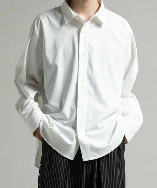 CASPER JOHN（キャスパージョン）の「Hard workers shirts/ハードワーカーズシャツ（シャツ/ブラウス・メンズ・ラベンダー/ホワイト/ダークブラウン/アイボリー/ブラック/カーキ/ライトブルー/サックスブルー/グレー/ブルー/イエロー/サックスブルー系/ホワイト系・X-SMALL/SMALL/MEDIUM/LARGE）」の16枚目の写真