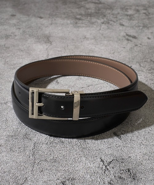 BEVERLY HILLS POLO CLUB（ビバリーヒルズポロクラブ）の「【Beverly Hills Polo Club/ビバリーヒルズポロクラブ】サイズ調整可能 スプリットレザーベルト（ベルト・メンズ・ブラック系3/ブラック系2/ブラック系4/ブラウン系3/ブラウン系2/ブラウン系4/ブラック系1/ブラウン系1・FREE）」の3枚目の写真