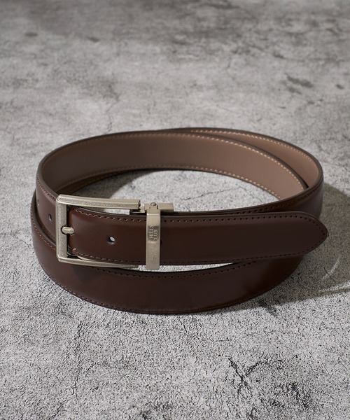 BEVERLY HILLS POLO CLUB（ビバリーヒルズポロクラブ）の「【Beverly Hills Polo Club/ビバリーヒルズポロクラブ】サイズ調整可能 スプリットレザーベルト（ベルト・メンズ・ブラック系3/ブラック系2/ブラック系4/ブラウン系3/ブラウン系2/ブラウン系4/ブラック系1/ブラウン系1・FREE）」の5枚目の写真