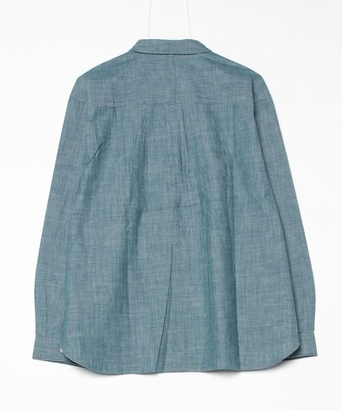 quadro(クオドロ)の「インディゴライトオンスダンガリー1ループボタンレギュラーシャツ(シャツ/ブラウス・メンズ・ネイビー・MEDIUM/LARGE)」の20枚目の写真