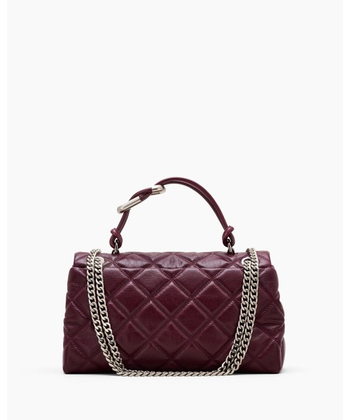 THE QUILTED DUAL CHAIN SHOULDER BAG/ザ キルテッド レザー デュアル