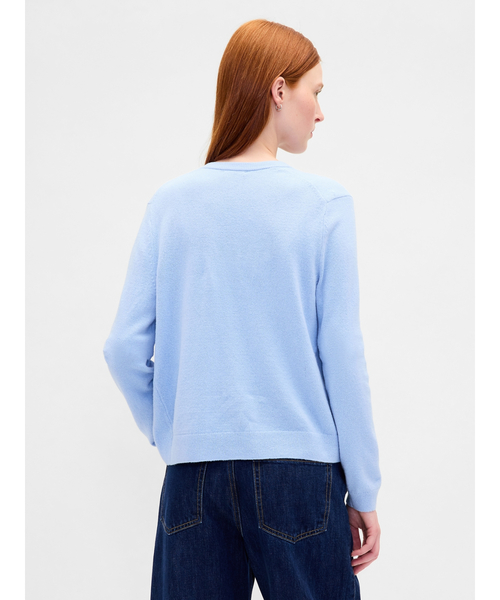 GAP（ギャップ）の「CashSoft カシミヤタッチ クロップドカーディガン（カーディガン/ボレロ・レディース・ピンク/キャメル/ブラック/アイボリー/グレー/ブルー・XS/S/M/L/XL/XXS）」の17枚目の写真