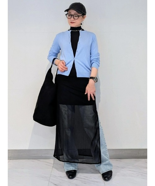 GAP（ギャップ）の「CashSoft カシミヤタッチ クロップドカーディガン（カーディガン/ボレロ・レディース・ピンク/キャメル/ブラック/アイボリー/グレー/ブルー・XS/S/M/L/XL/XXS）」の11枚目の写真