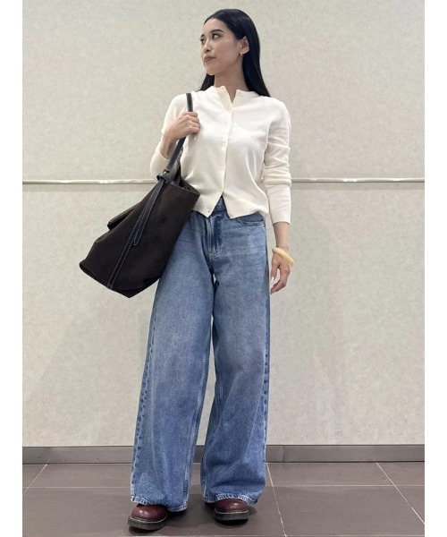 GAP(ギャップ)の「CashSoft カシミヤタッチ クロップドカーディガン(カーディガン/ボレロ・レディース・ピンク/キャメル/ブラック/アイボリー/グレー/ブルー・XS/S/M/L/XL/XXS)」の11枚目の写真