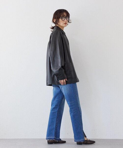 RIVE DROITE（リヴドロワ）の「【MONN.:.(モン)】レザージャケット（その他アウター・レディース・ブラック・FREE）」の14枚目の写真