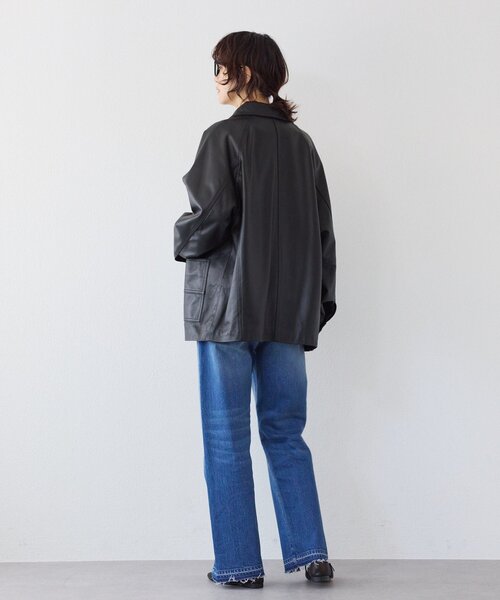 RIVE DROITE（リヴドロワ）の「【MONN.:.(モン)】レザージャケット（その他アウター・レディース・ブラック・FREE）」の15枚目の写真