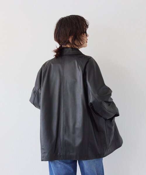 RIVE DROITE（リヴドロワ）の「【MONN.:.(モン)】レザージャケット（その他アウター・レディース・ブラック・FREE）」の18枚目の写真