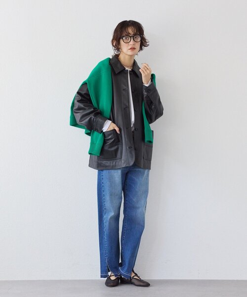 RIVE DROITE（リヴドロワ）の「【MONN.:.(モン)】レザージャケット（その他アウター・レディース・ブラック・FREE）」の19枚目の写真