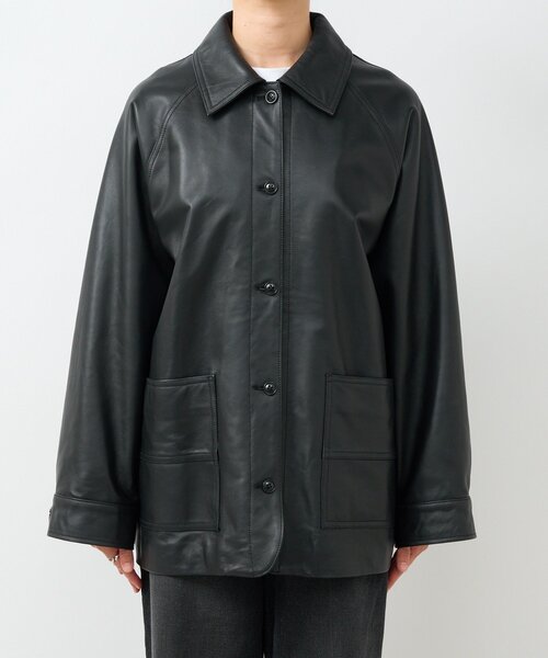 RIVE DROITE（リヴドロワ）の「【MONN.:.(モン)】レザージャケット（その他アウター・レディース・ブラック・FREE）」の21枚目の写真