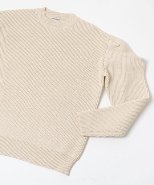 LAATO（ラート）の「tacked sleeves knit（ニット/セーター・レディース・ブラウン/ブルー/オフホワイト・FREE）」の16枚目の写真