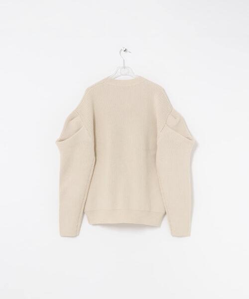 LAATO（ラート）の「tacked sleeves knit（ニット/セーター・レディース・ブラウン/ブルー/オフホワイト・FREE）」の17枚目の写真