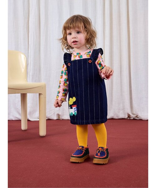 BOBO CHOSES(ボボショーズ)の「Dices長袖Tシャツ【ベビー】(その他ベビーウェア・キッズ・ピンク・90/80/70)」の2枚目の写真