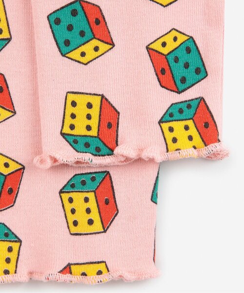 BOBO CHOSES(ボボショーズ)の「Dices長袖Tシャツ【ベビー】(その他ベビーウェア・キッズ・ピンク・90/80/70)」の7枚目の写真