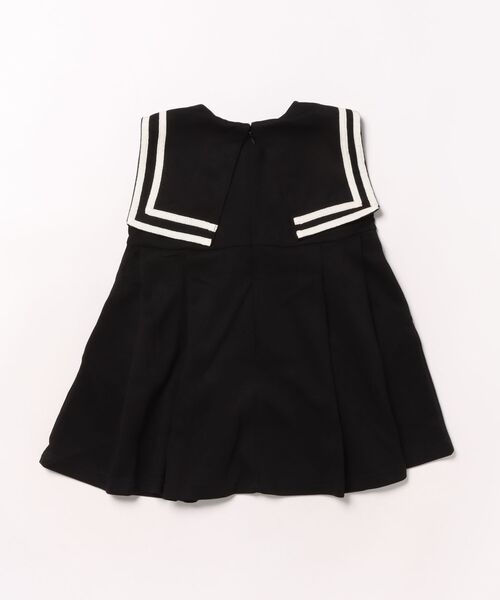 maarook(マルーク)の「ダンボールニットセーラージャンパースカート(ジャンパースカート・キッズ・ブラック・100cm/110cm/120cm/130cm/90cm)」の2枚目の写真