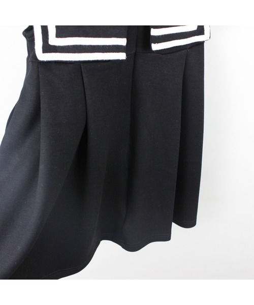 maarook(マルーク)の「ダンボールニットセーラージャンパースカート(ジャンパースカート・キッズ・ブラック・100cm/110cm/120cm/130cm/90cm)」の9枚目の写真