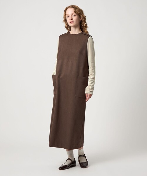 Steven Alan（スティーブンアラン）の「＜Steven Alan＞ベロア ロングスリーブ プルオーバー（Tシャツ/カットソー・レディース・ピンク/ネイビー/ダークグレー/オフホワイト・FREE）」の7枚目の写真