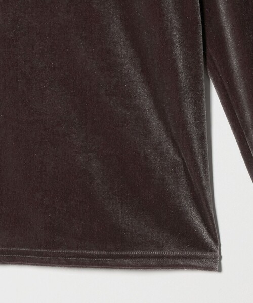 Steven Alan（スティーブンアラン）の「＜Steven Alan＞ベロア ロングスリーブ プルオーバー（Tシャツ/カットソー・レディース・ピンク/ネイビー/ダークグレー/オフホワイト・FREE）」の19枚目の写真