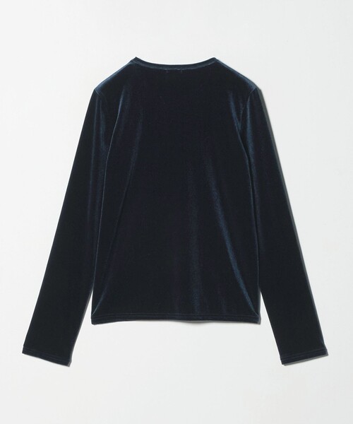 セール】＜Steven Alan＞ベロア ロングスリーブ プルオーバー（Tシャツ