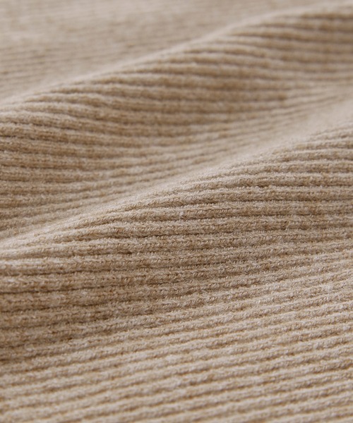 CHAN ME（チャンミ）の「スクエアネックリブニット（ニット/セーター・レディース・グレー/ベージュ/オフホワイト/ブラック・X-LARGE/LARGE/MEDIUM）」の20枚目の写真