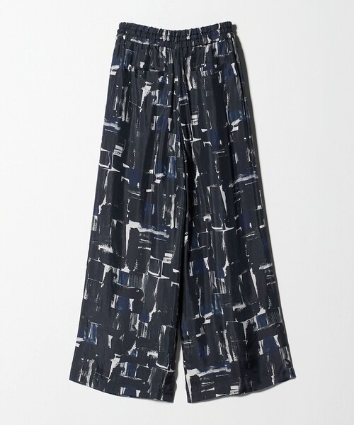 SACRA（サクラ）の「＜SACRA＞ブラッシュド プリント パンツ（その他パンツ・レディース・ブラック・38/36）」の2枚目の写真