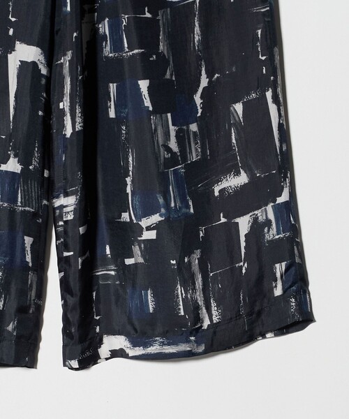 SACRA（サクラ）の「＜SACRA＞ブラッシュド プリント パンツ（その他パンツ・レディース・ブラック・38/36）」の7枚目の写真