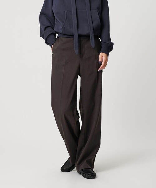 BEAUTY&YOUTH UNITED ARROWS(ビューティーアンドユースユナイテッドアローズ)の「ポリエステルブレンド サイドベロアパンツ(スラックス・レディース・ダークグレー/ダークブラウン・M/S/XS)」の7枚目の写真