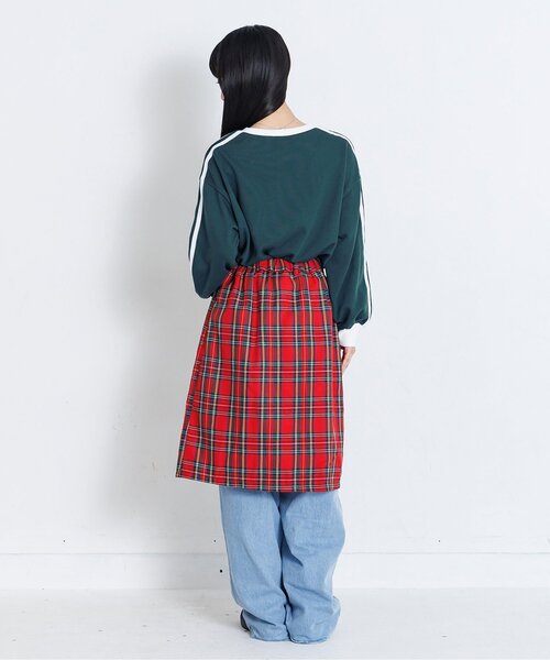 algy（アルジー）の「ラインスリーブトレーナー（スウェット・キッズ・グリーン/オフホワイト/サックスブルー/ブラック/ピンク・SMALL/XX-SMALL/MEDIUM/X-SMALL）」の19枚目の写真